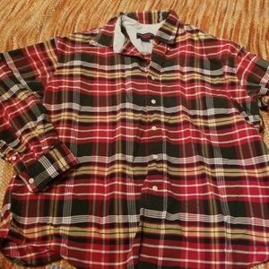 Mark Alexander mens xl plaid button down shirt